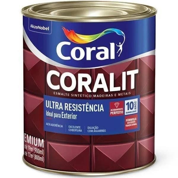 ESMALTE BRILHANTE TABACO CORALIT - 0,9L CORAL