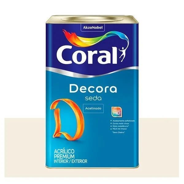 ACRILICO ACABAMENTO DE SEDA BRANCO CORAL - 18L