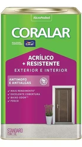 ACR FOSCO BRANCO 18L CORAL MAIS RESIS - 18L