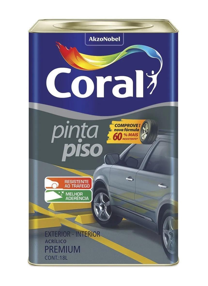 ACRILICO PISO BRANCO CORAL - 18L