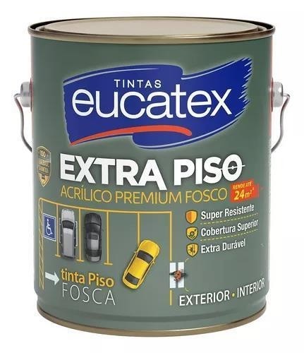 ACRILICO PISO CONCRETO EXTRA EUCATEX - 3,6L