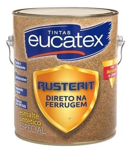 RUSTERIT DIRETO FERRUGEM PRETO EUCATEX - 3L
