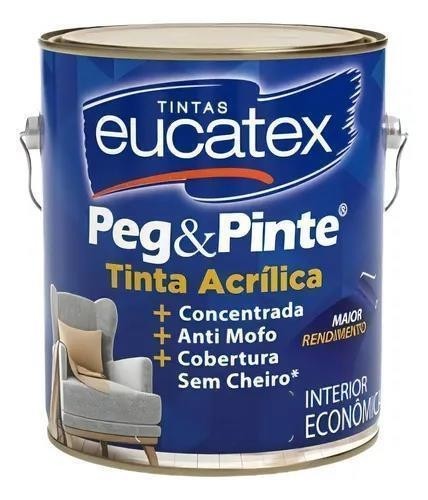 ACRILICO FOSCO CHROMIUM PEG & PINTE EUCATEX - 3,6L