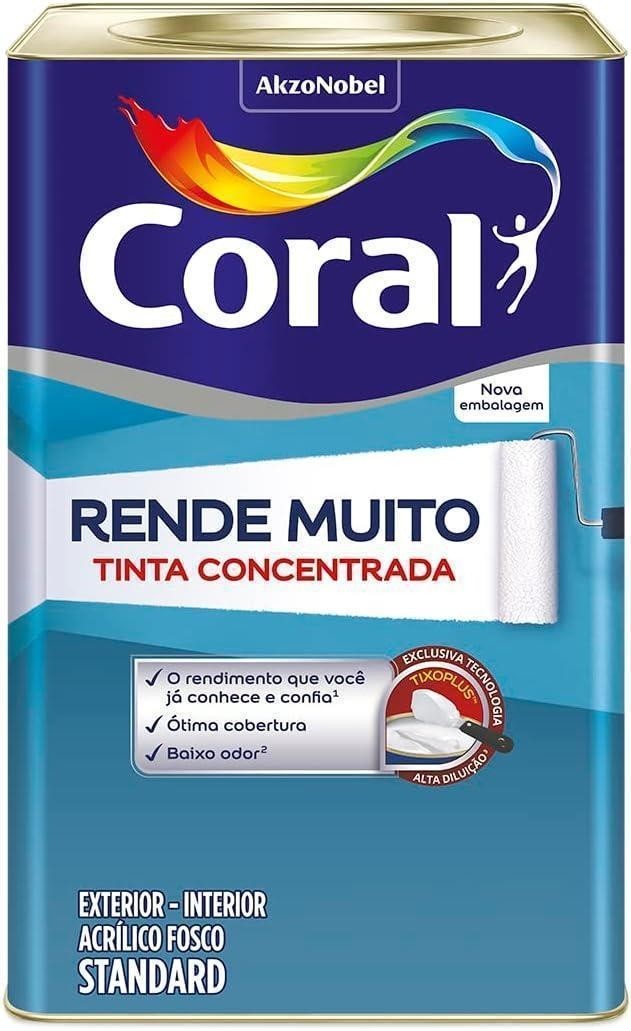 ACRILICO FOSCO AMARELO FREVO RENDE MUITO - 16L