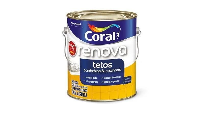 ACRILICO CHEGA DE MOFO BRANCO CORAL - 3,6L