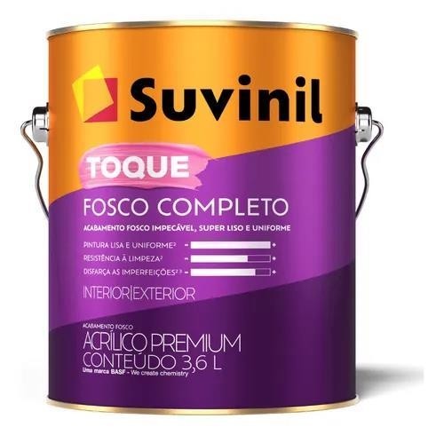 ACRILICO TOQUE FOSCO COMPLETO BRANCO SUVINIL - 3,6L