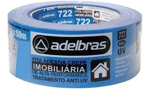 FITA CREPE 48X50 AZUL ADELBRAS - RL