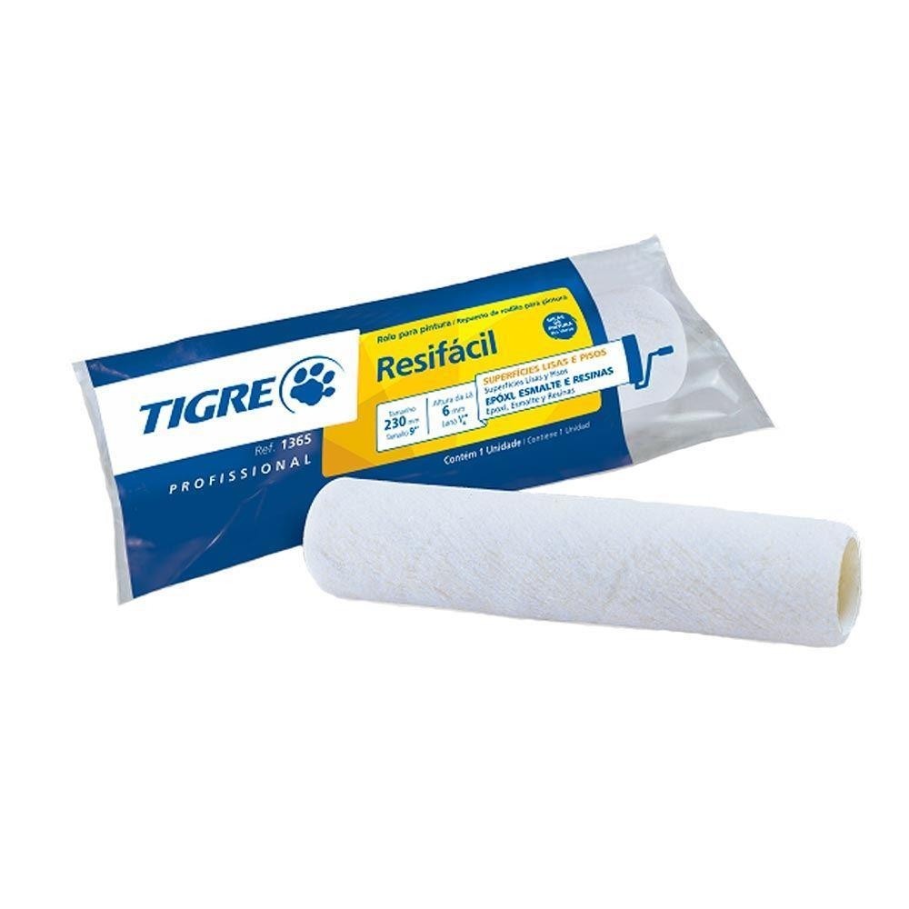 ROLO DE LÃ 1365 23CM SEM CABO TIGRE - PC