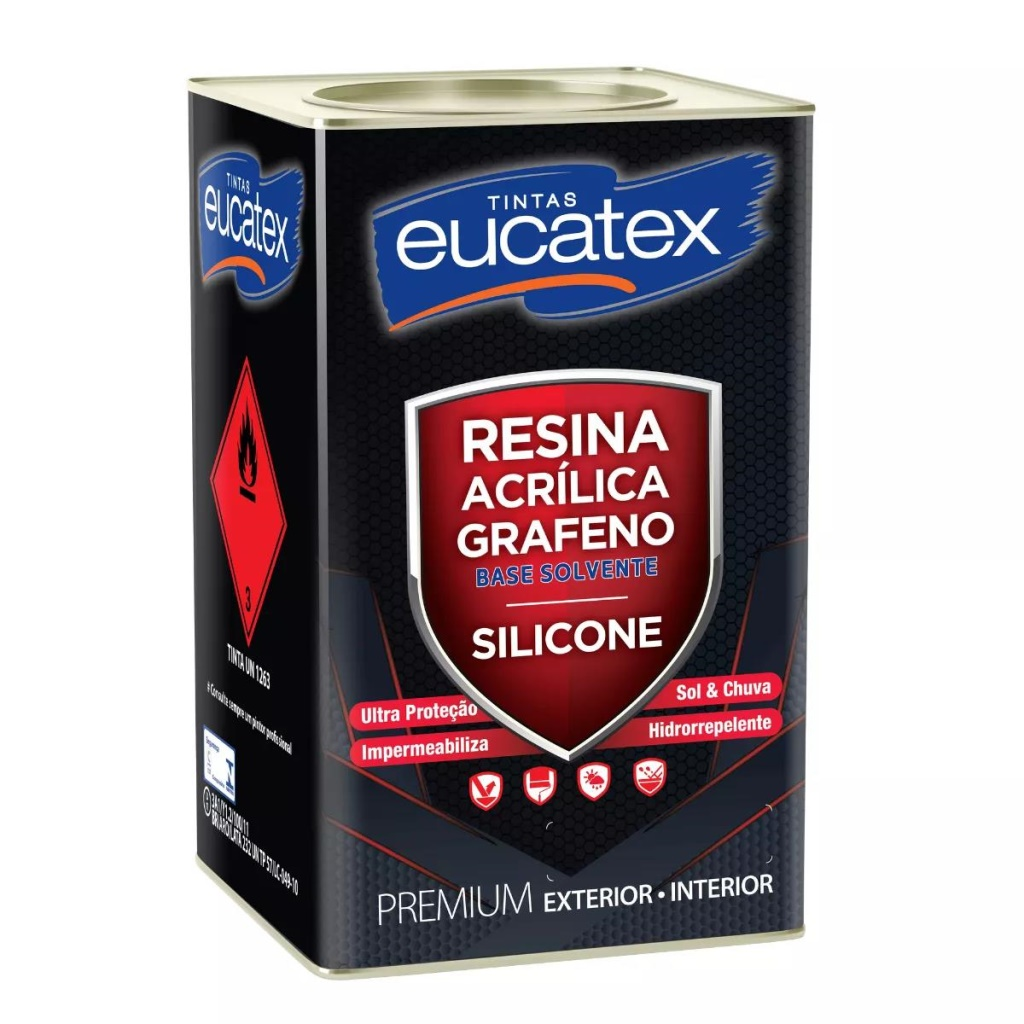 RESINA BRILHANTE A BASE DE SOLVENTE EUCATEX - 18L