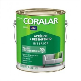 ACRILICO FOSCO BRANCO CORALAR - 3,6L