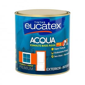 ESMALTE BASE D AGUA FOSCO BRANCO EUCATEX - 3,6L