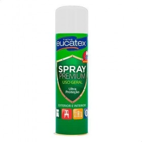 SPRAY USO GERAL BRANCO BRILHANTE EUCATEX - 400ML