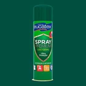 SPRAY USO GERAL VERDE FOLHA BRILHANTE EUCATEX - 400ML
