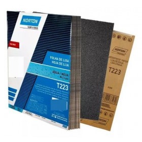 LIXA D AGUA GR 320 FOLHA NORTON - FOLHA