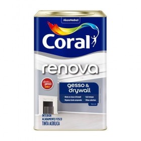 RENOVA GESSO DRYWALL BRANCO CORAL - 18L