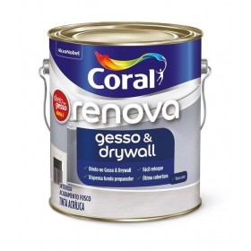 RENOVA GESSO DRYWALL BRANCO CORAL - 3,6L