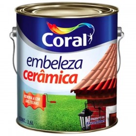 EMBELEZA CERAMICA - ESMALTE CORAL - 3,6L