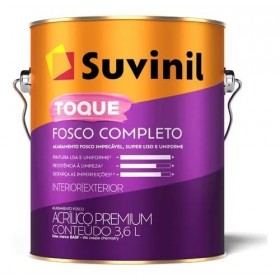 ACRILICO TOQUE FOSCO COMPLETO BRANCO SUVINIL - 3,6L